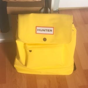 NEW Yellow Hunter Backpack (large, never used)
